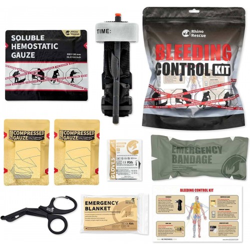 Комплект для остановки кровотечений «Bleeding Control Kit» Rhino Rescue в Серпухове