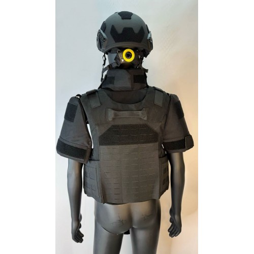 Бронежилет разгрузочный UNIVERSAL ARMOR в Серпухове (СВМПЭ + бронеплиты Бр5 класса) черный