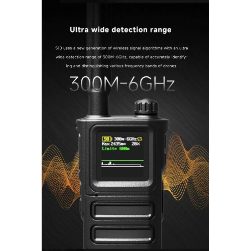 Детектор-обнаружитель дронов SKYDROID S-10 / «СОКОЛ 10» в Серпухове портативный всенаправленный