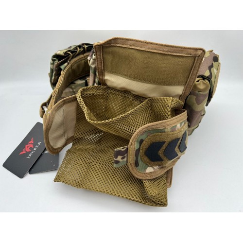 Пояс разгрузочный YAKEDA тактический с подсумками в Серпухове