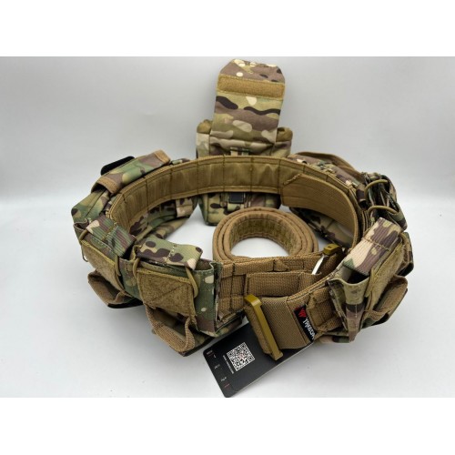 Пояс разгрузочный YAKEDA тактический с подсумками в Серпухове