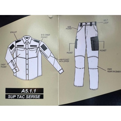 Костюм тактический А5.1.1 «Офицер» (брюки + рубашка) в Серпухове