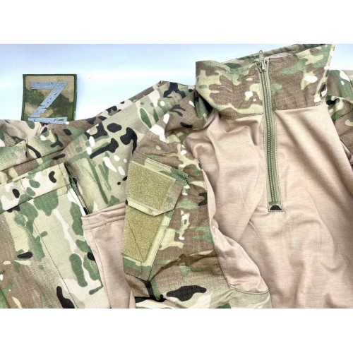 Костюм тактический с наколенниками и налокотниками камуфляжный MTP «Shark  Skin» в Серпухове