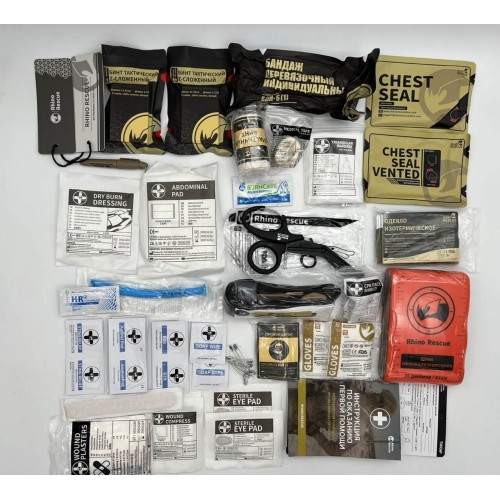 Военная тактическая аптечка “RHINO RESCUE” 30в1 в Серпухове